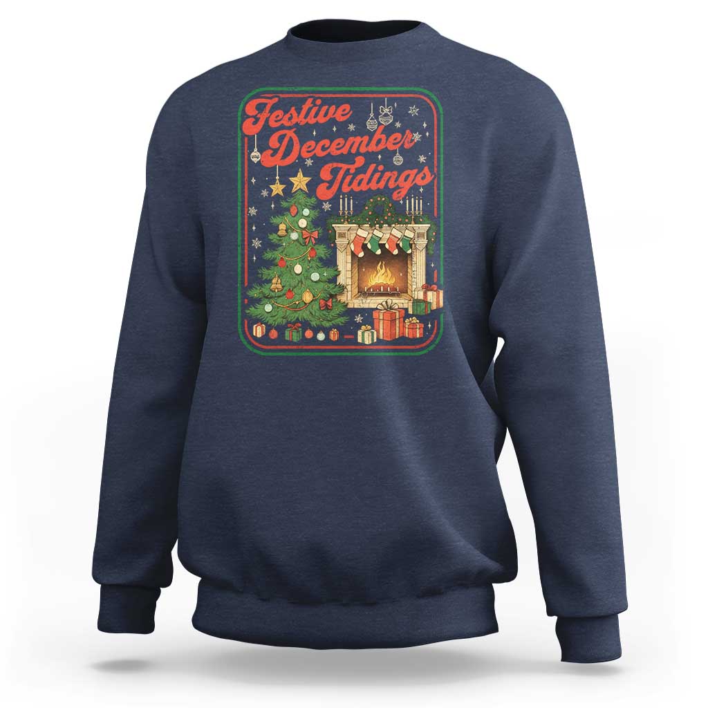 Funny Democrat Christmas Sweatshirt Festive December Tiding Xmas Political Satire - Wonder Print Shop