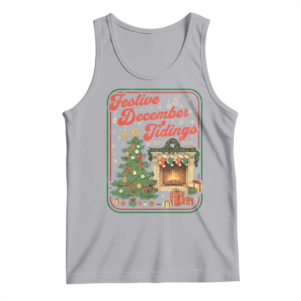 Funny Democrat Christmas Tank Top Festive December Tiding Xmas Political Satire - Wonder Print Shop