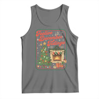 Funny Democrat Christmas Tank Top Festive December Tiding Xmas Political Satire - Wonder Print Shop