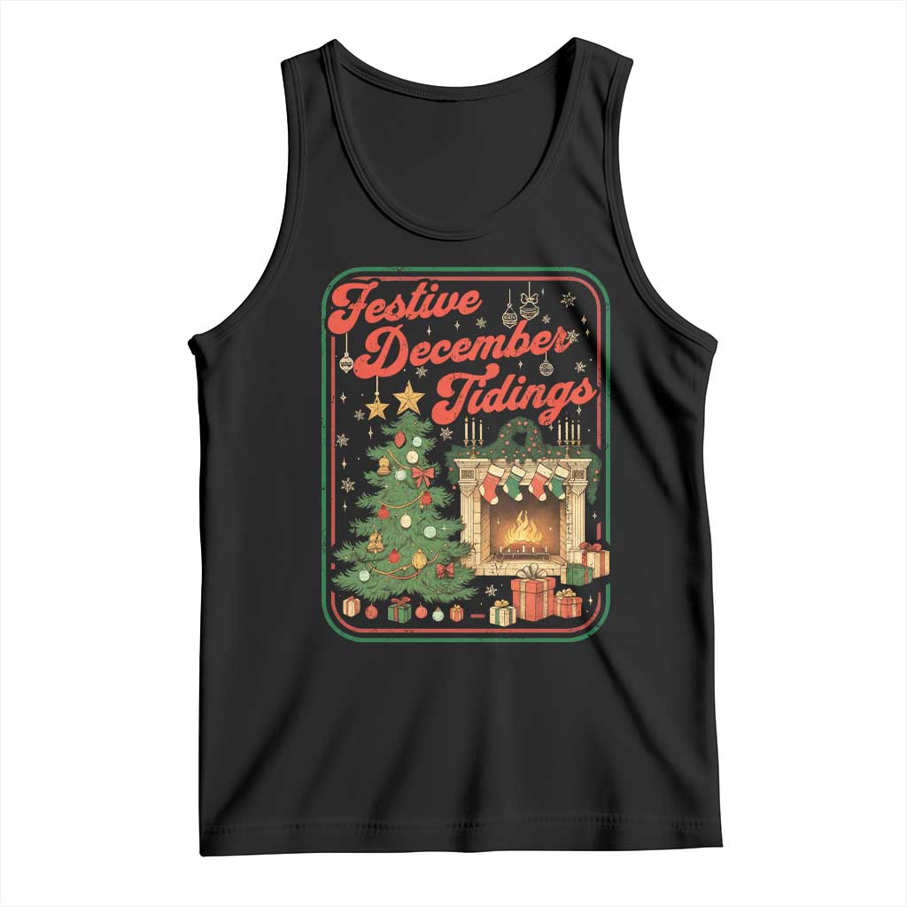 Funny Democrat Christmas Tank Top Festive December Tiding Xmas Political Satire - Wonder Print Shop