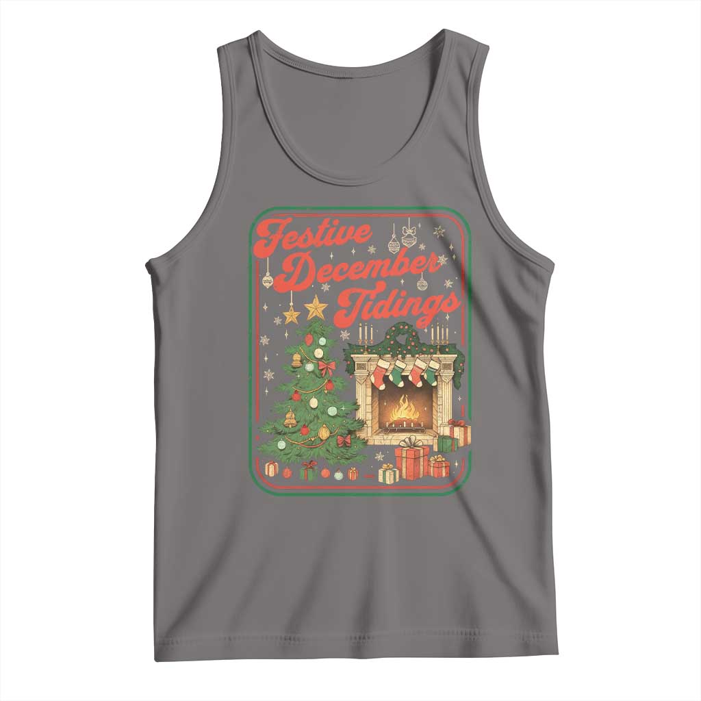 Funny Democrat Christmas Tank Top Festive December Tiding Xmas Political Satire - Wonder Print Shop