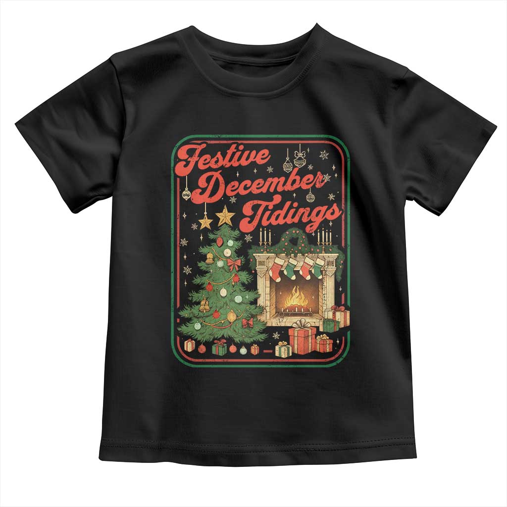 Funny Democrat Christmas Toddler T Shirt Festive December Tiding Xmas Political Satire - Wonder Print Shop