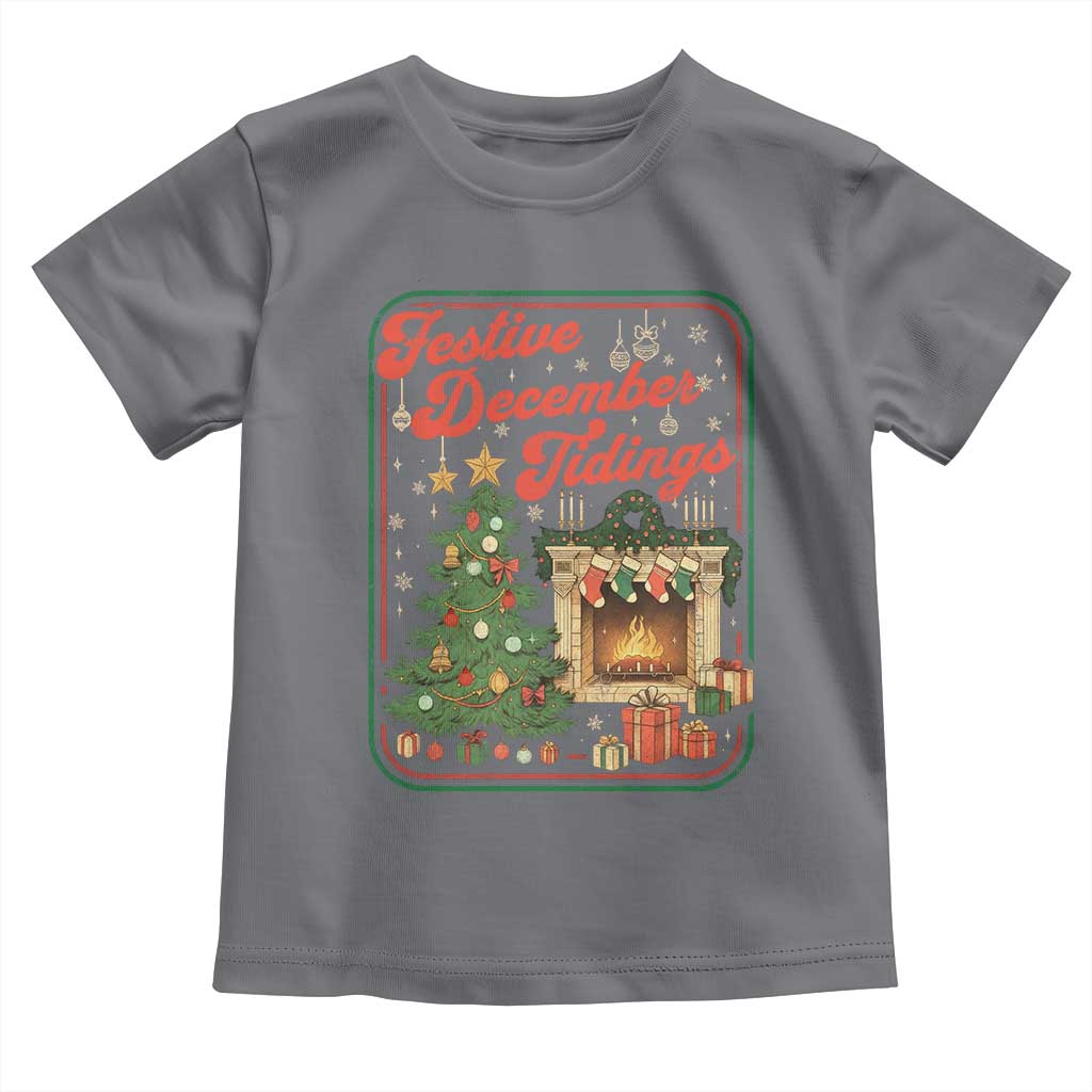 Funny Democrat Christmas Toddler T Shirt Festive December Tiding Xmas Political Satire - Wonder Print Shop