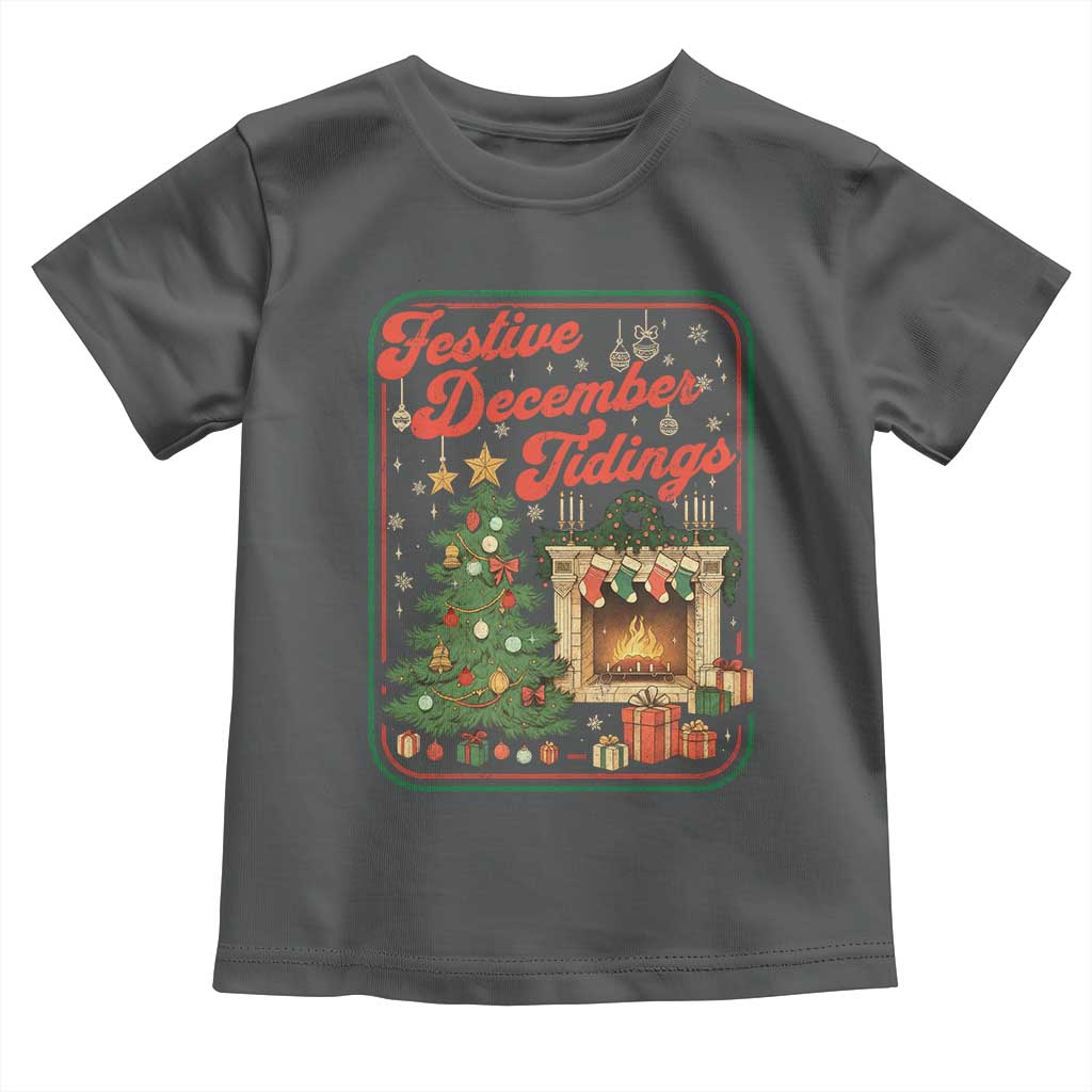 Funny Democrat Christmas Toddler T Shirt Festive December Tiding Xmas Political Satire - Wonder Print Shop