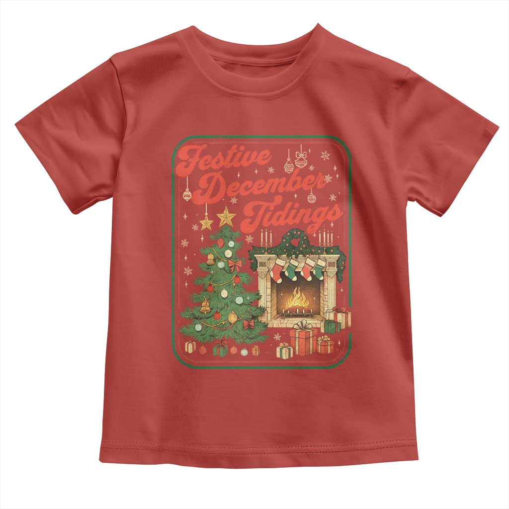 Funny Democrat Christmas Toddler T Shirt Festive December Tiding Xmas Political Satire - Wonder Print Shop