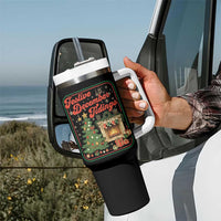 Funny Democrat Christmas Tumbler With Handle Festive December Tiding Xmas Political Satire - Wonder Print Shop