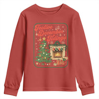 Funny Democrat Christmas Youth Sweatshirt Festive December Tiding Xmas Political Satire - Wonder Print Shop