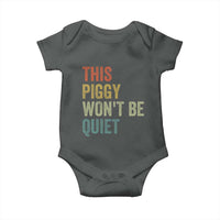 Funny This Piggy Wont Be Quiet Baby Onesie Pig Political Humor - Wonder Print Shop