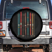Vintage Skiblades Skiboards Skiing Ski Season Winter Sport Spare Tire Cover - Wonder Print Shop