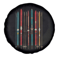 Vintage Skiblades Skiboards Skiing Ski Season Winter Sport Spare Tire Cover - Wonder Print Shop