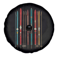 Vintage Skiblades Skiboards Skiing Ski Season Winter Sport Spare Tire Cover - Wonder Print Shop