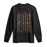 Vintage Skiblades Skiboards Skiing Ski Season Winter Sport Long Sleeve Shirt - Wonder Print Shop