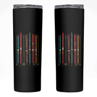 Vintage Skiblades Skiboards Skiing Ski Season Winter Sport Skinny Tumbler - Wonder Print Shop