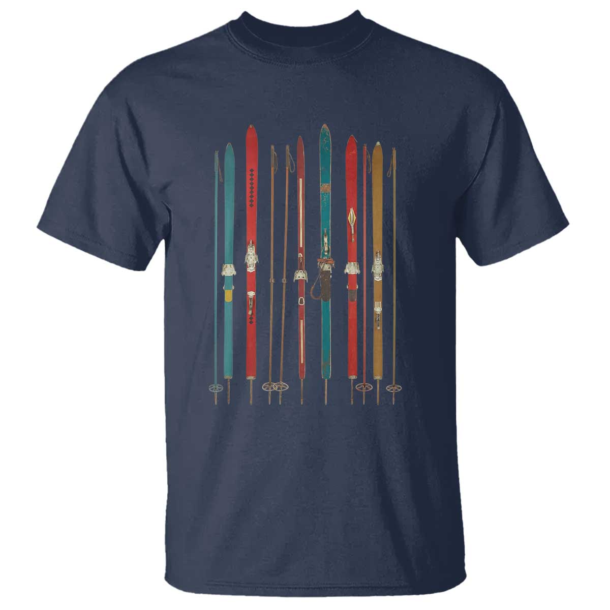 Vintage Skiblades Skiboards Skiing Ski Season Winter Sport T Shirt - Wonder Print Shop
