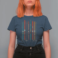 Vintage Skiblades Skiboards Skiing Ski Season Winter Sport T Shirt For Women - Wonder Print Shop
