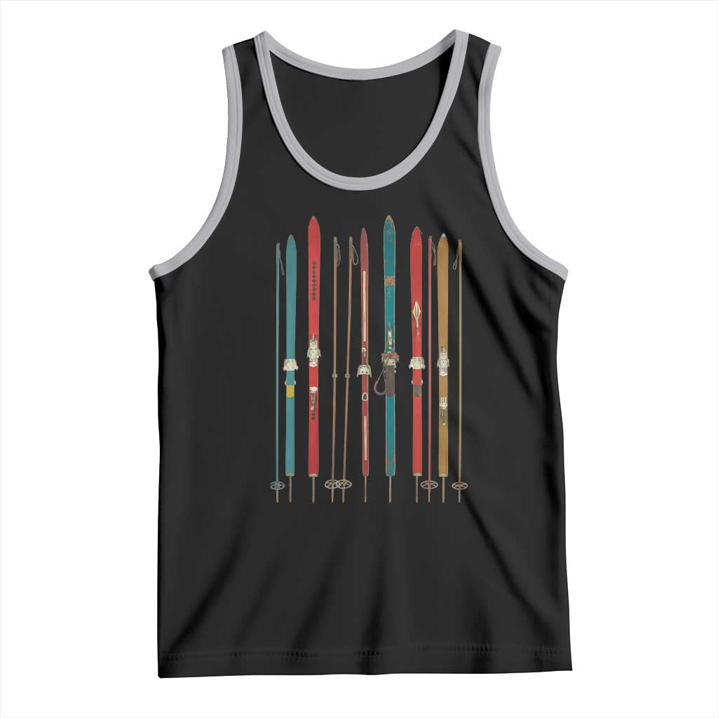 Vintage Skiblades Skiboards Skiing Ski Season Winter Sport Tank Top - Wonder Print Shop