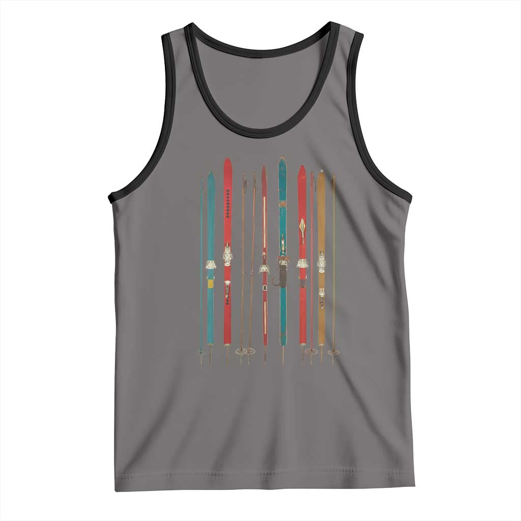 Vintage Skiblades Skiboards Skiing Ski Season Winter Sport Tank Top - Wonder Print Shop