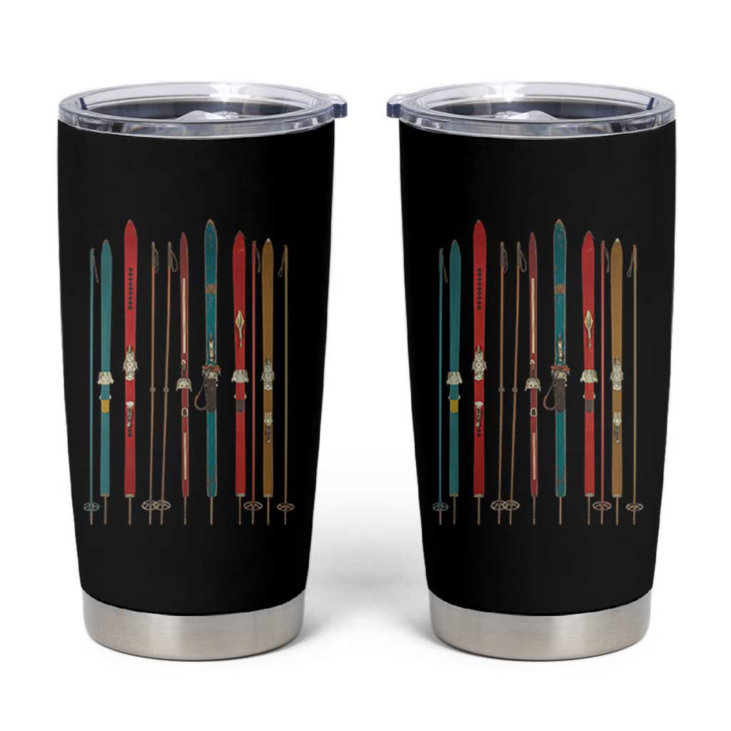 Vintage Skiblades Skiboards Skiing Ski Season Winter Sport Tumbler Cup - Wonder Print Shop