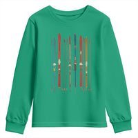 Vintage Skiblades Skiboards Skiing Ski Season Winter Sport Youth Sweatshirt - Wonder Print Shop