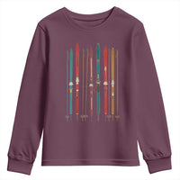 Vintage Skiblades Skiboards Skiing Ski Season Winter Sport Youth Sweatshirt - Wonder Print Shop