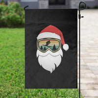 Funny Ski Christmas Winter Sport Skiing Santa Hat Garden Flag - Wonder Print Shop