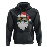 Funny Ski Christmas Winter Sport Skiing Santa Hat Hoodie - Wonder Print Shop