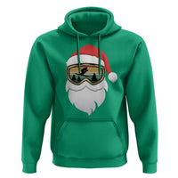 Funny Ski Christmas Winter Sport Skiing Santa Hat Hoodie - Wonder Print Shop