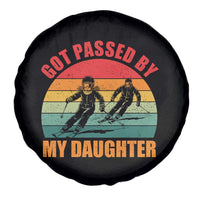Funny Skiing Ski Dad Spare Tire Cover Got Passed By My Daughter Retro Vintage - Wonder Print Shop