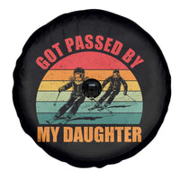 Funny Skiing Ski Dad Spare Tire Cover Got Passed By My Daughter Retro Vintage - Wonder Print Shop