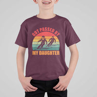 Funny Skiing Ski Dad T Shirt For Kid Got Passed By My Daughter Retro Vintage - Wonder Print Shop