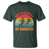 Funny Skiing Ski Dad T Shirt Got Passed By My Daughter Retro Vintage - Wonder Print Shop