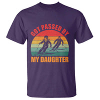 Funny Skiing Ski Dad T Shirt Got Passed By My Daughter Retro Vintage - Wonder Print Shop