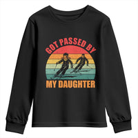 Funny Skiing Ski Dad Youth Sweatshirt Got Passed By My Daughter Retro Vintage - Wonder Print Shop