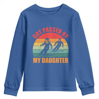 Funny Skiing Ski Dad Youth Sweatshirt Got Passed By My Daughter Retro Vintage - Wonder Print Shop