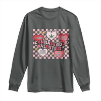 Funny Valentine's Day Weed Cannabis Marijuana Long Sleeve Shirt Cannabe Your Valentine Heart