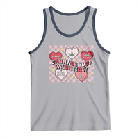 Funny Valentine's Day Weed Cannabis Marijuana Tank Top Cannabe Your Valentine Heart