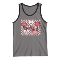 Funny Valentine's Day Weed Cannabis Marijuana Tank Top Cannabe Your Valentine Heart