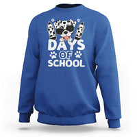 Funny 101 Days Of School Dalmatian Dog Sweatshirt 100th Day Of School