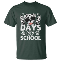 Funny 101 Days Of School Dalmatian Dog T Shirt 100th Day Of School