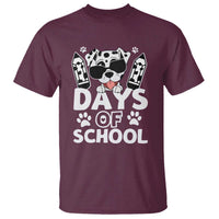 Funny 101 Days Of School Dalmatian Dog T Shirt 100th Day Of School