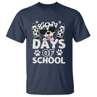 Funny 101 Days Of School Dalmatian Dog T Shirt 100th Day Of School