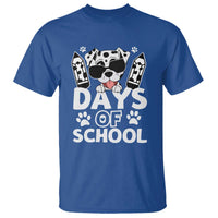 Funny 101 Days Of School Dalmatian Dog T Shirt 100th Day Of School