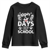 Funny 101 Days Of School Dalmatian Dog Youth Sweatshirt 100th Day Of School