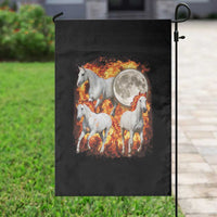 3 Fire Horses Moon Equestrian Garden Flag Year Of The Fire Horse Joke