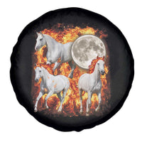 3 Fire Horses Moon Equestrian Spare Tire Cover Year Of The Fire Horse Joke
