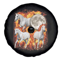 3 Fire Horses Moon Equestrian Spare Tire Cover Year Of The Fire Horse Joke