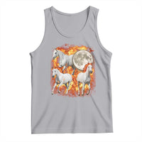 3 Fire Horses Moon Equestrian Tank Top Year Of The Fire Horse Joke