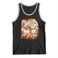3 Fire Horses Moon Equestrian Tank Top Year Of The Fire Horse Joke