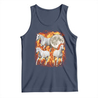 3 Fire Horses Moon Equestrian Tank Top Year Of The Fire Horse Joke