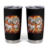 3 Fire Horses Moon Equestrian Tumbler Cup Year Of The Fire Horse Joke